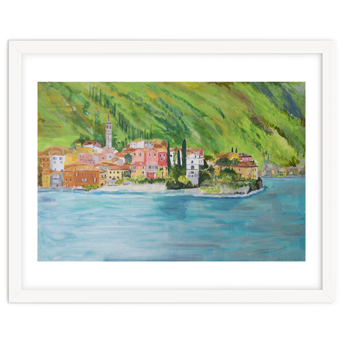 View Across The Lake To Varenna