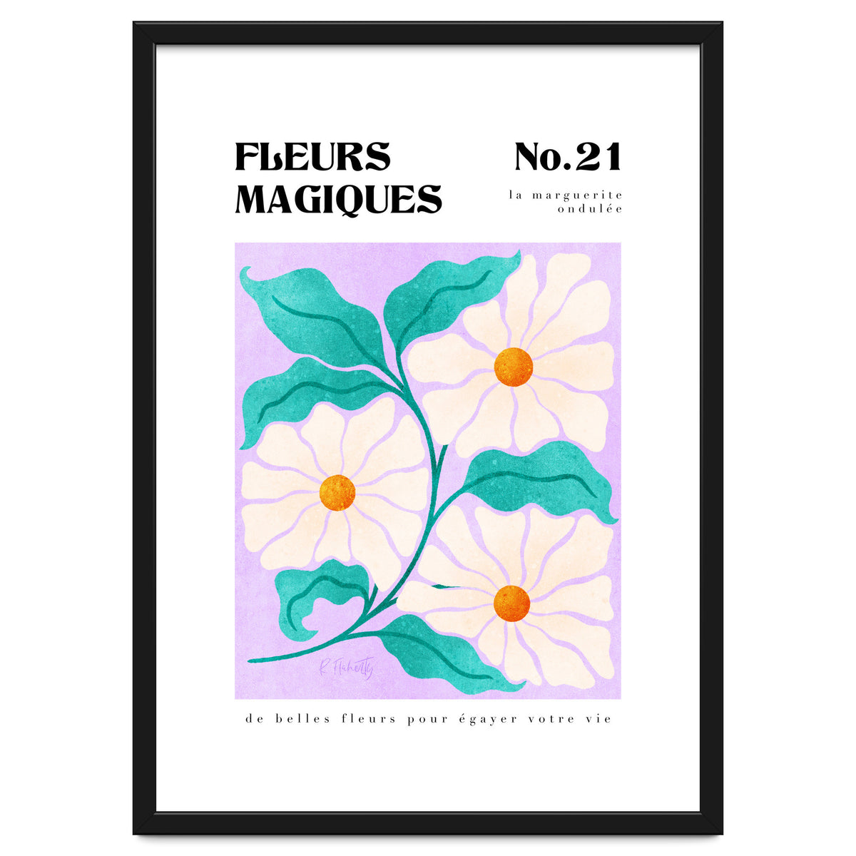 Magical Flowers No.21 Wavy Daisy