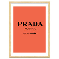 Prada Marfa, Fashion Sign Poster, Chic Decor,