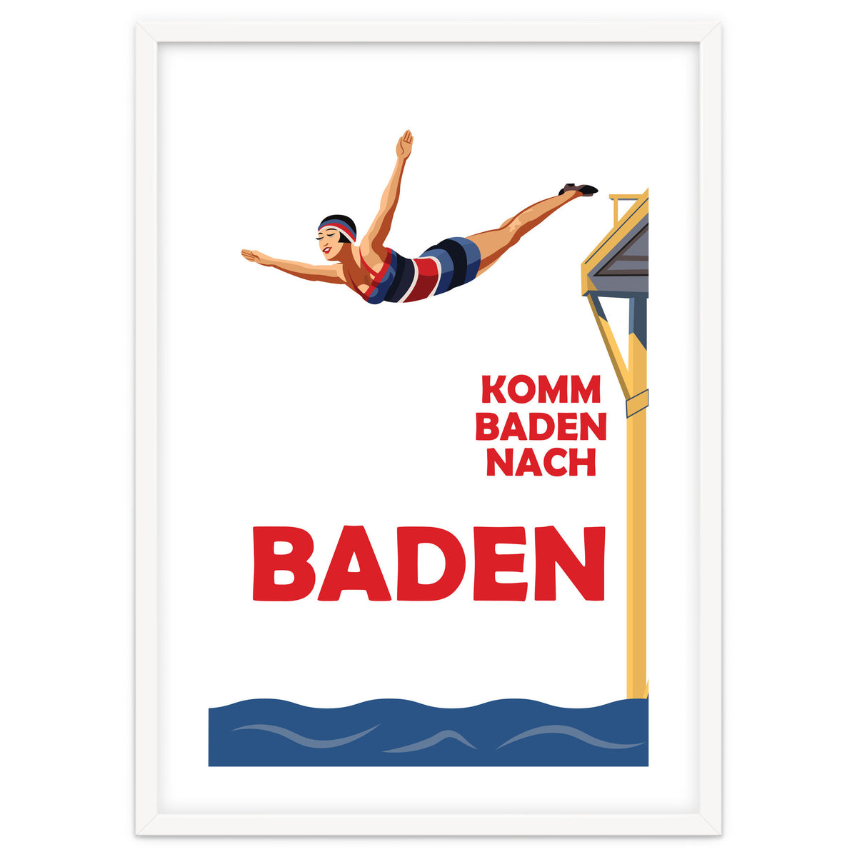 Baden Baden Swim Girl