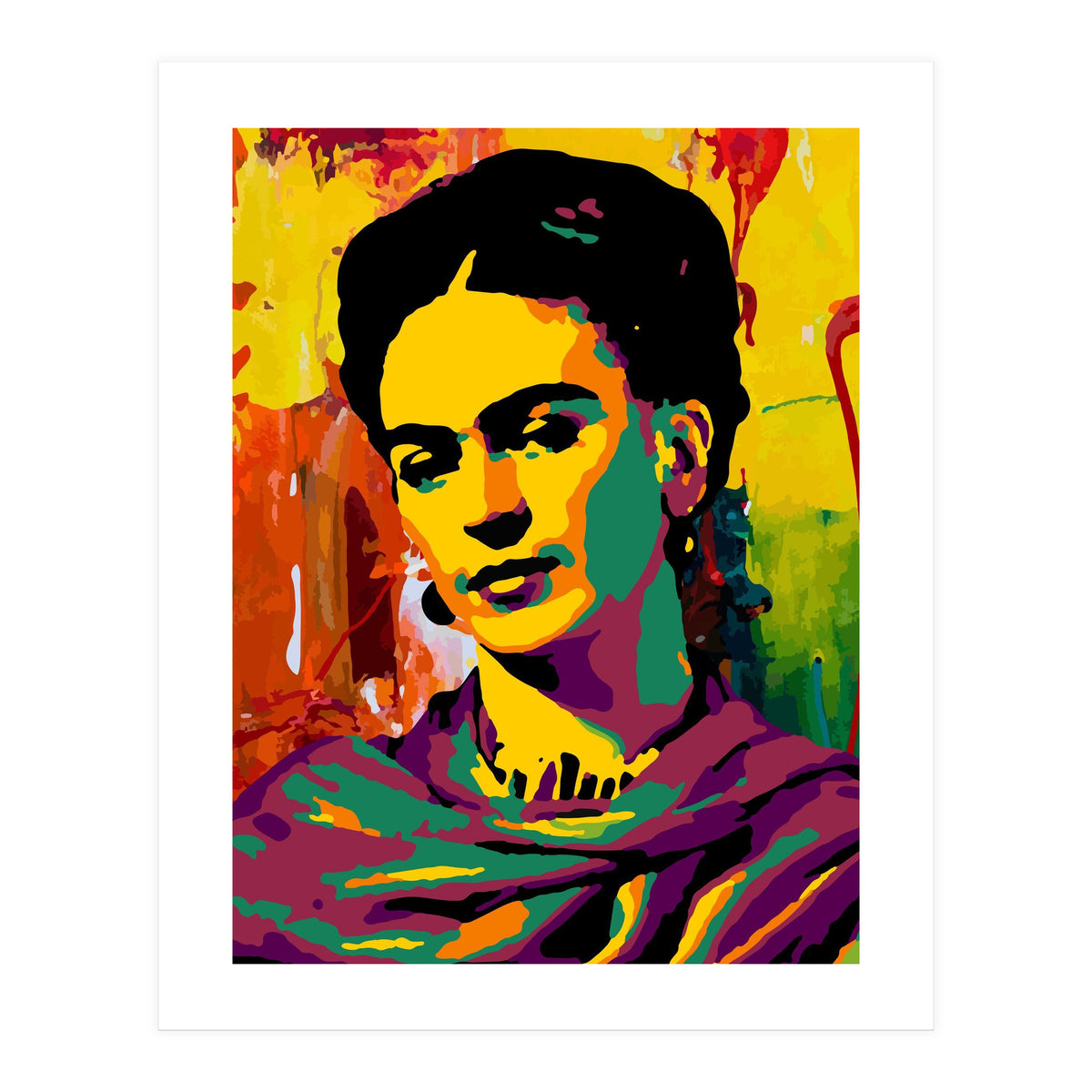 Frida Kahlo Abstract 3 (Print Only)