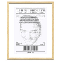 Receipt Art Elvis Presley