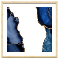 Navy & Gold Agate Texture 29
