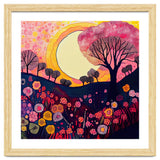 Folk Sunset Over Floral Hills thumbnail