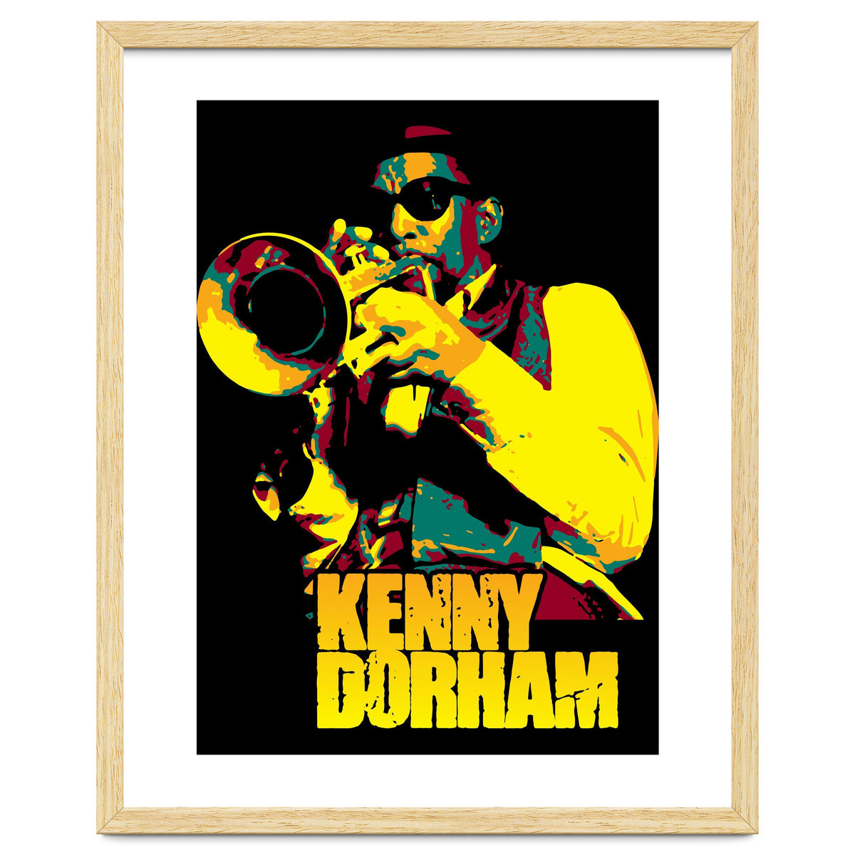 Kenny Dorham Jazz Trumpeter in Pop Art