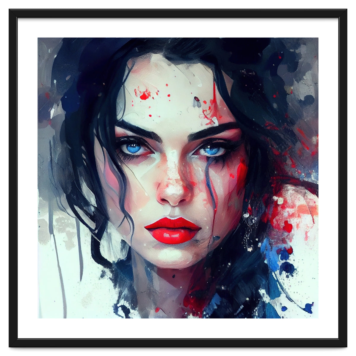 Watercolor Modern Snow White