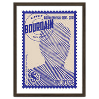 Anthony Bourdain Stamps Art