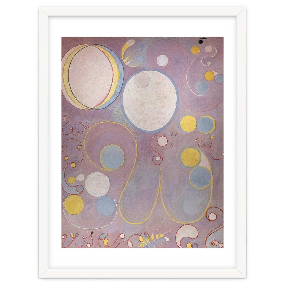 Hilma af Klint - The Ten Largest No 8 Adulthood Abstract Spiritual Geometry Art
