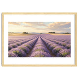 Provençal Sunset: Lavender Field Landscape thumbnail