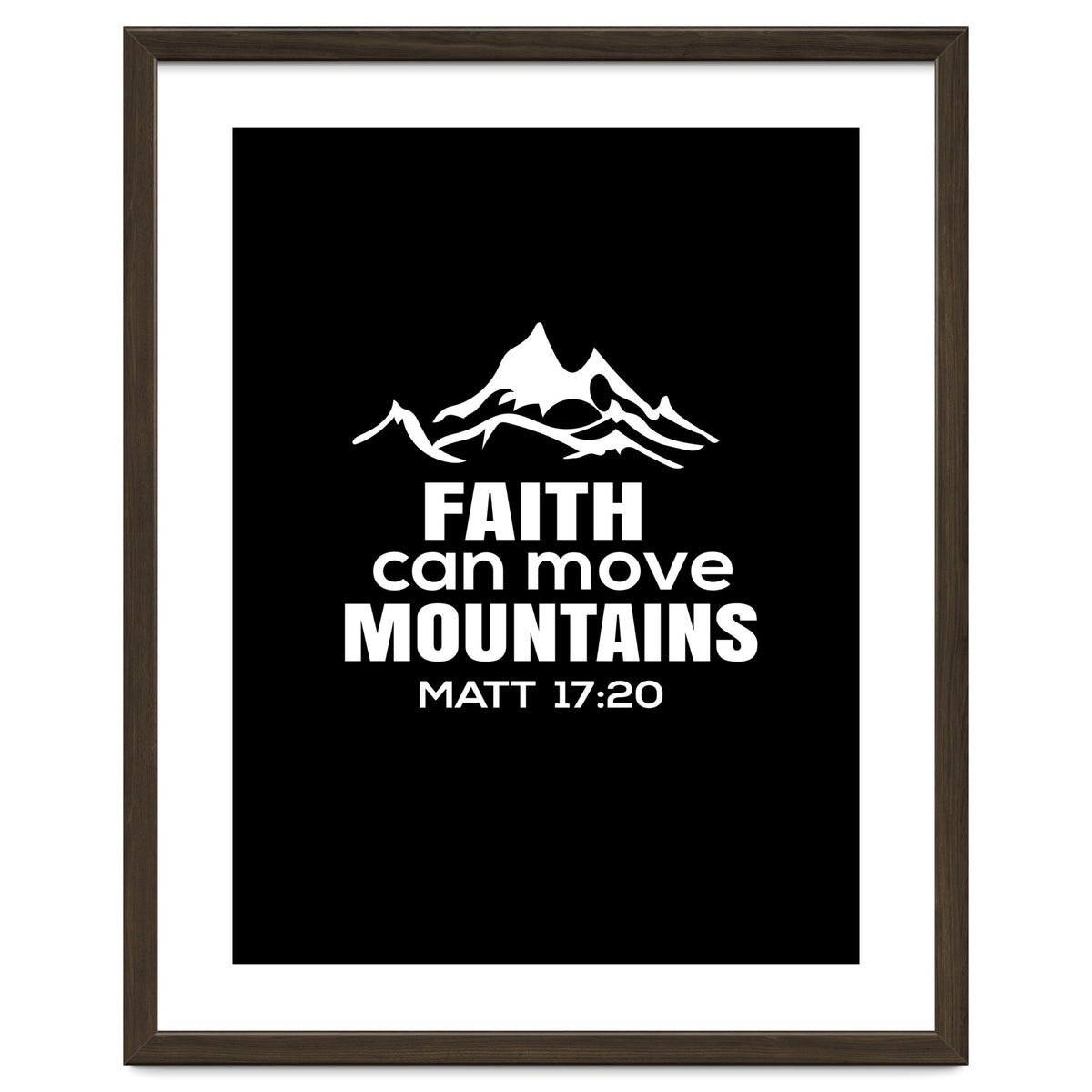 Faith Can Move Mountains