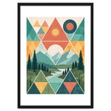 Geometric Convergence: A Mosaic of the Alpine Wilderness thumbnail
