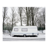 Travel Trailer in the snow road (Print Only) thumbnail