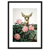 Japan, Doe in Blossom Bush thumbnail