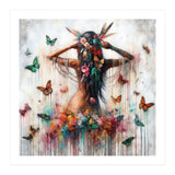 Floral Butterfly Reverie (Print Only) thumbnail