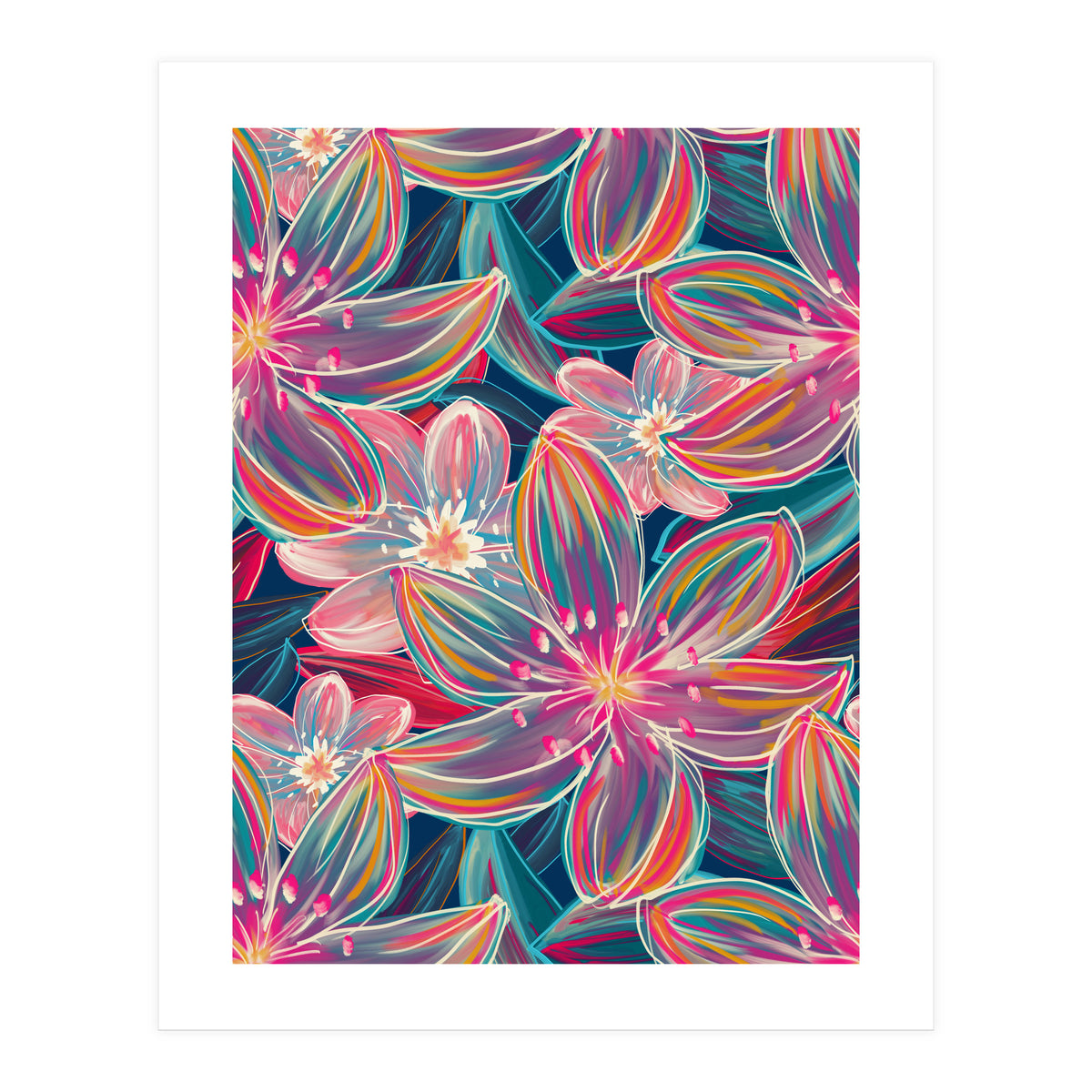 Fluo Bloom (Print Only)
