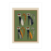 Striped Lemurs (Print Only)