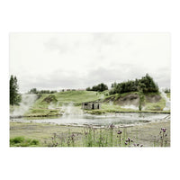 A natural hot spring bath - Iceland  (Print Only)