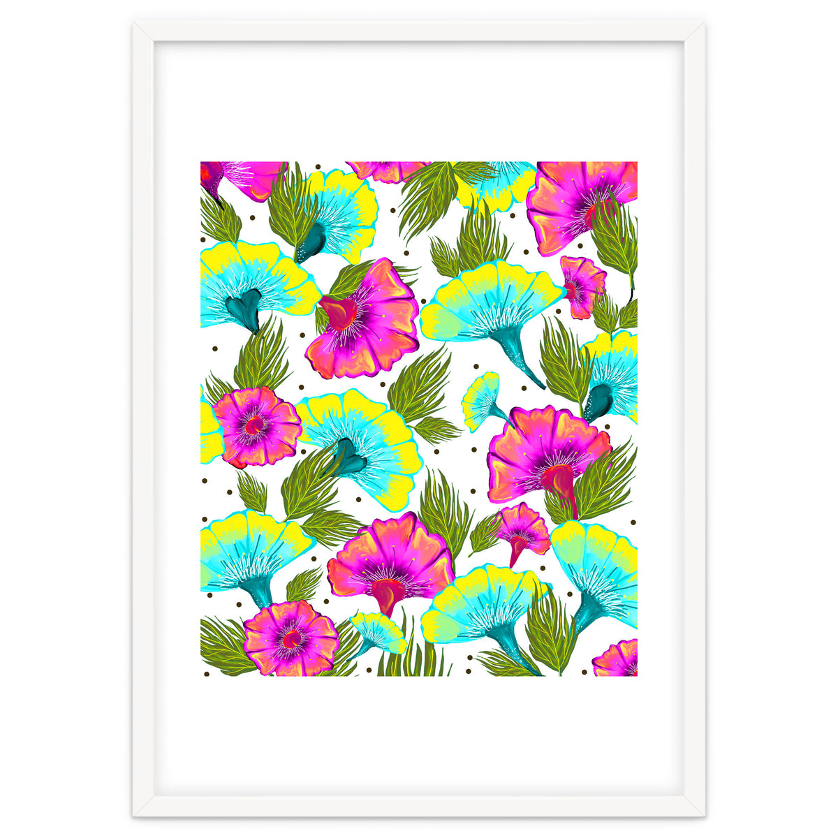 Ecstatic Floral #society6 #decor #buyart