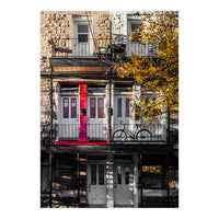 Montreal Bicycle Balcony No 1 Color Version (Print Only)