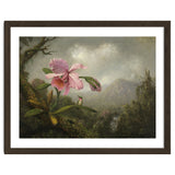 Martin Johnson Heade (Lumberville, 1819-St. Augustine, 1904). Orchid and Hummingbird near a Water... thumbnail