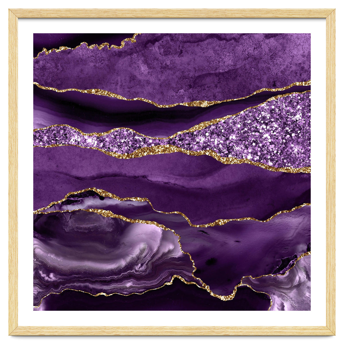 Agate Glitter Ocean Texture 01