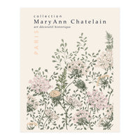 Historic decorative art Paris Queen Anne's lace (Print Only)