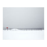 Fence in the winter seascape (Print Only) thumbnail