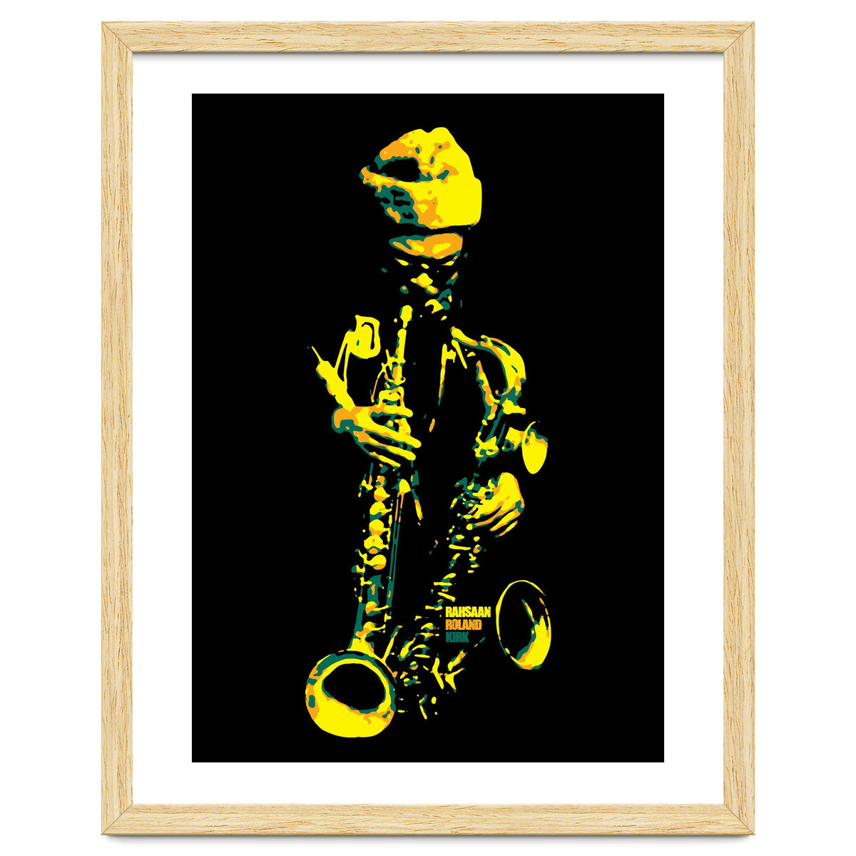 Rahsaan Roland Kirk in Pop Art