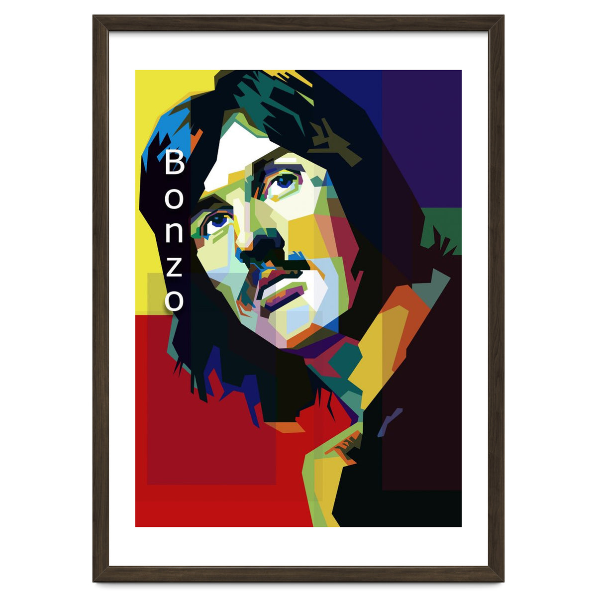 John Bonham Led Zeppelin Pop Art WPAP