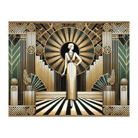 Golden Twenties Flair In Art Deco (Print Only)