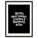 World's most coolest, creative and wonderful artist thumbnail