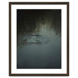 Moody Rain Puddle Ripples Oil Painting thumbnail