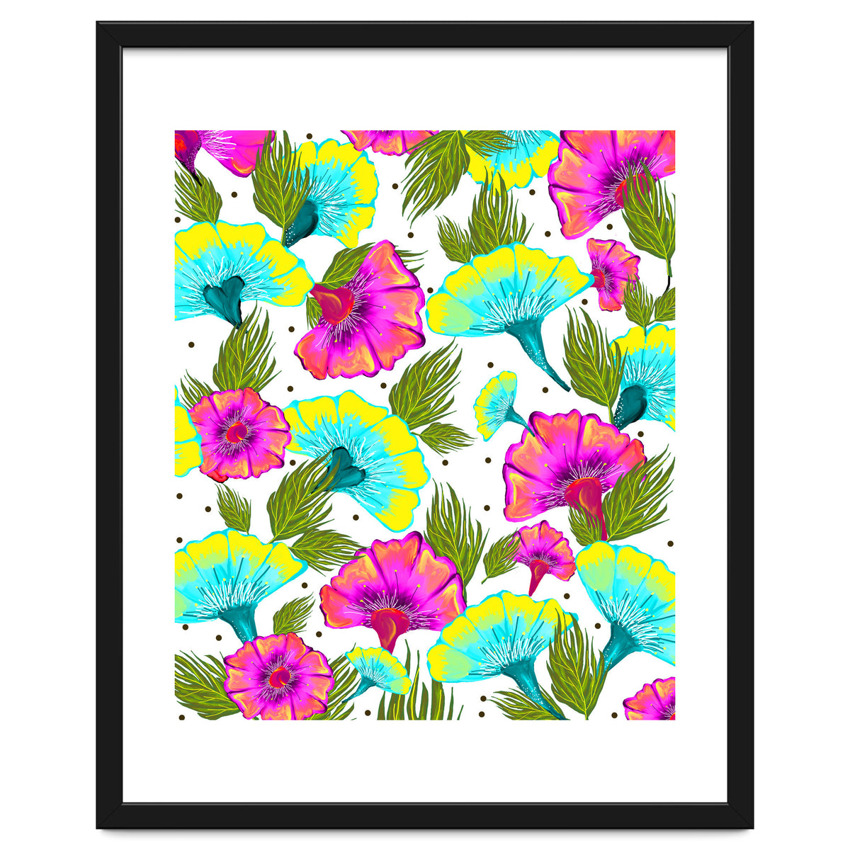 Ecstatic Floral #society6 #decor #buyart