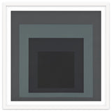 JOSEF ALBERS - HOMAGE TO THE SQUARE BLACK GREY thumbnail