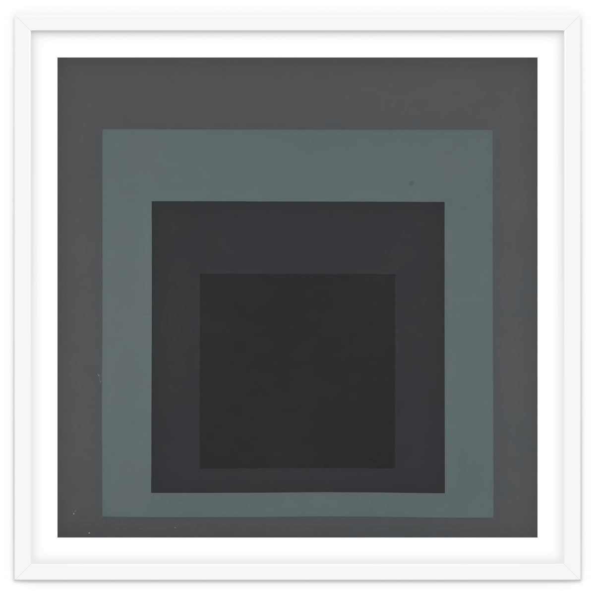 JOSEF ALBERS - HOMAGE TO THE SQUARE BLACK GREY