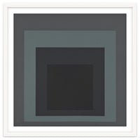 JOSEF ALBERS - HOMAGE TO THE SQUARE BLACK GREY