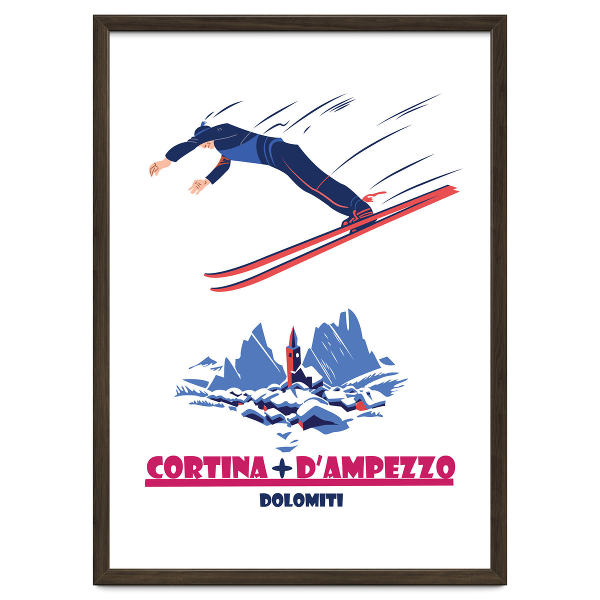Ski Jump At Cortina Di Ampezzo