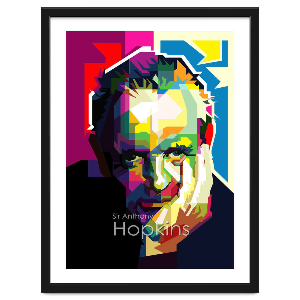 Sir Anthony Hopkins Pop Art WPAP