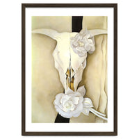 Georgia O’Keeffe – Cow’s Skull with Calico Roses (1931) | Iconic Southwestern Still Life with Desert Symbolism