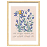 calendar 2025 pastel flowers thumbnail