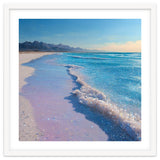 Sparkling Pastel Shoreline with Glittering Turquoise Waves thumbnail