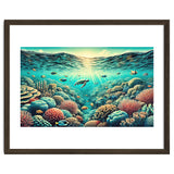 Vintage Australia, Great Barrier Reef Poster thumbnail