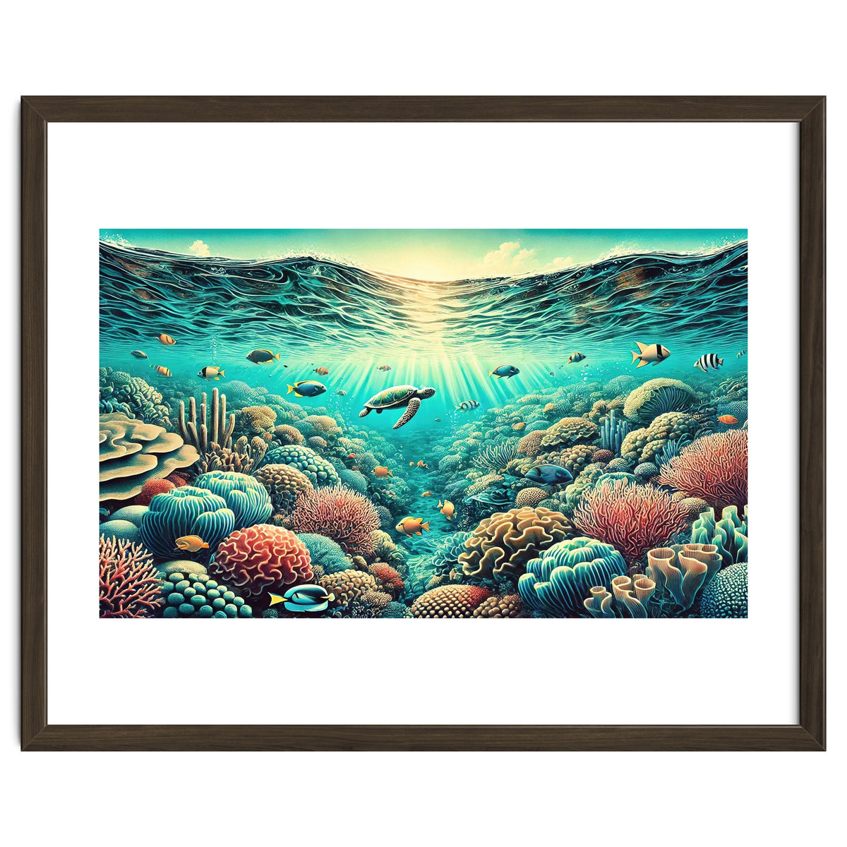 Vintage Australia, Great Barrier Reef Poster
