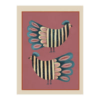 Striped Bird Pair I (Print Only)