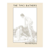 The two bathers (1884) – William-Adolphe Bouguereau (ascii art)  (Print Only) thumbnail