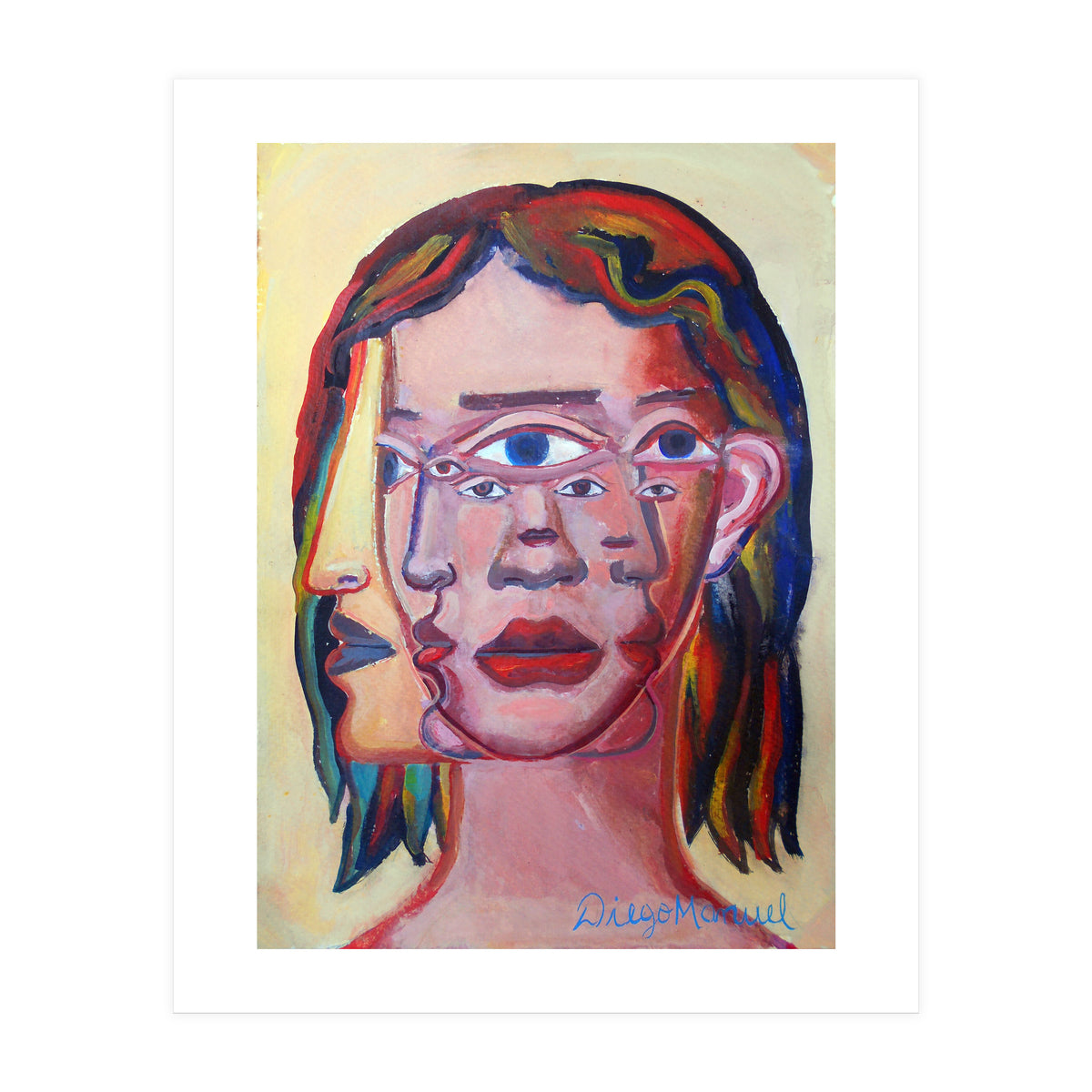 Cabeza De Mujer 8 (Print Only)