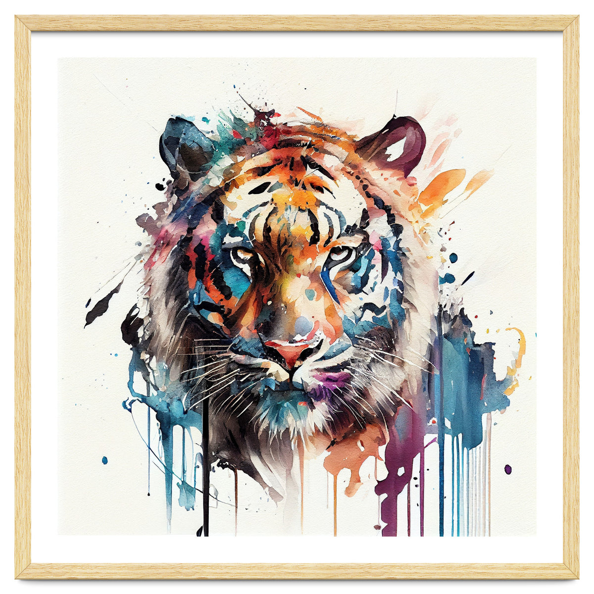 Watercolor Tiger