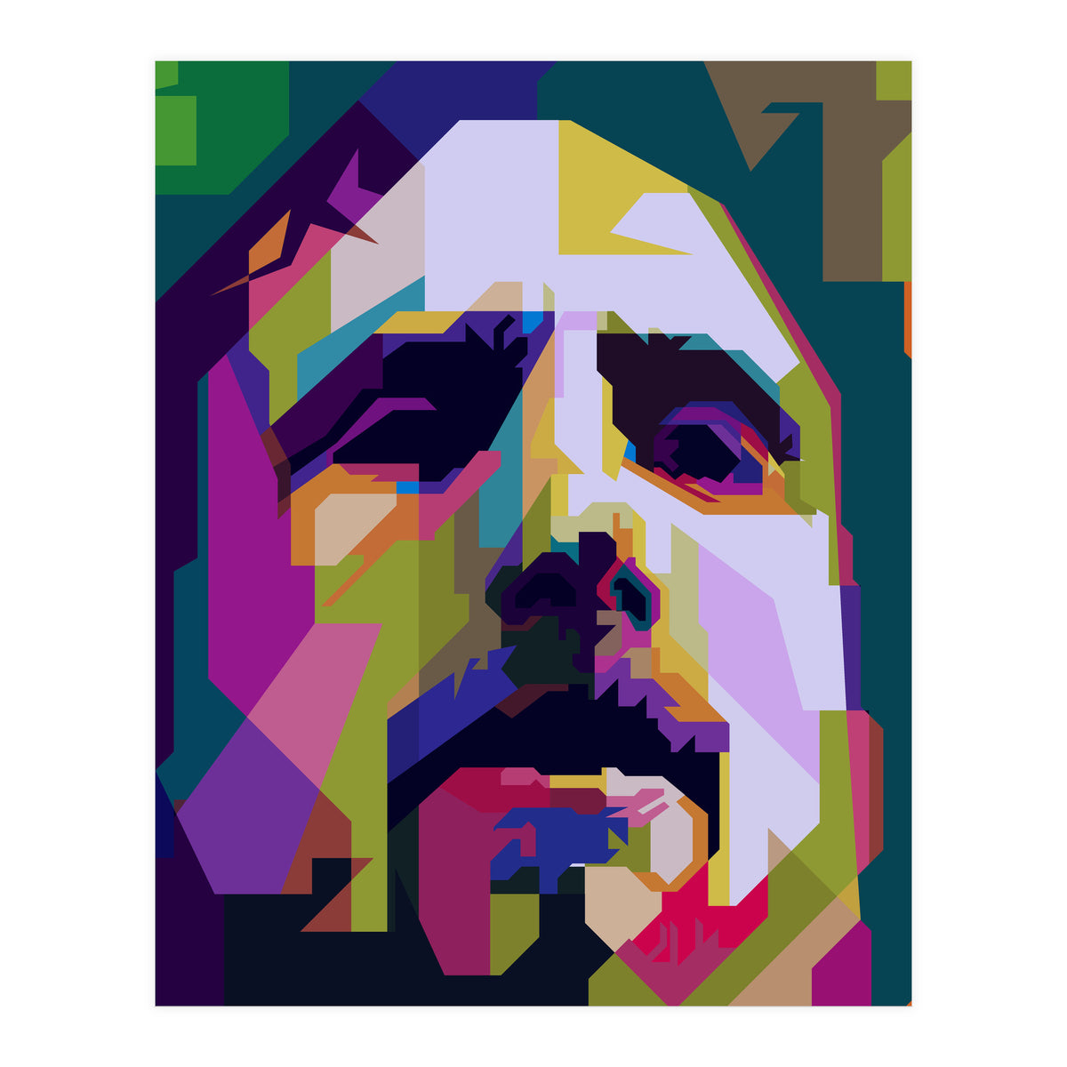 Zack De La Rocha Rock Singer Pop Art WPAP (Print Only)