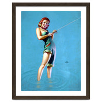 Pinup Fishing Girl