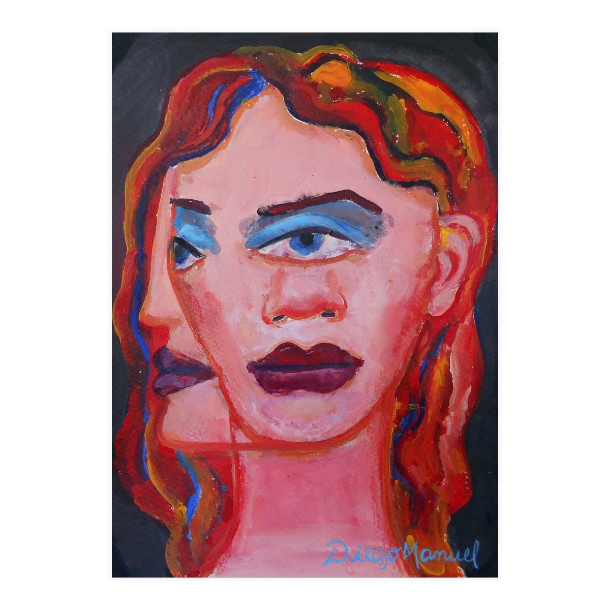 Cabeza De Mujer 7 (Print Only)